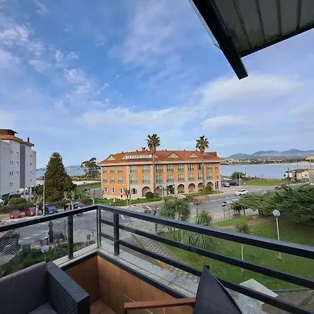 Appartamento Baiona, Primera Linea De Playa Ladeira, Terraza. Baiona