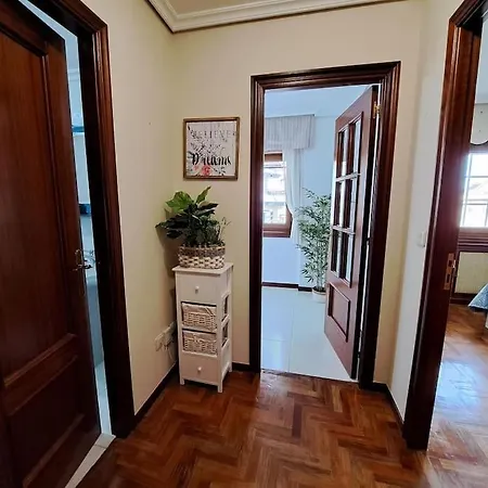 Apartamento Baiona, Primera Línea De Playa Ladeira, Terraza. Baiona