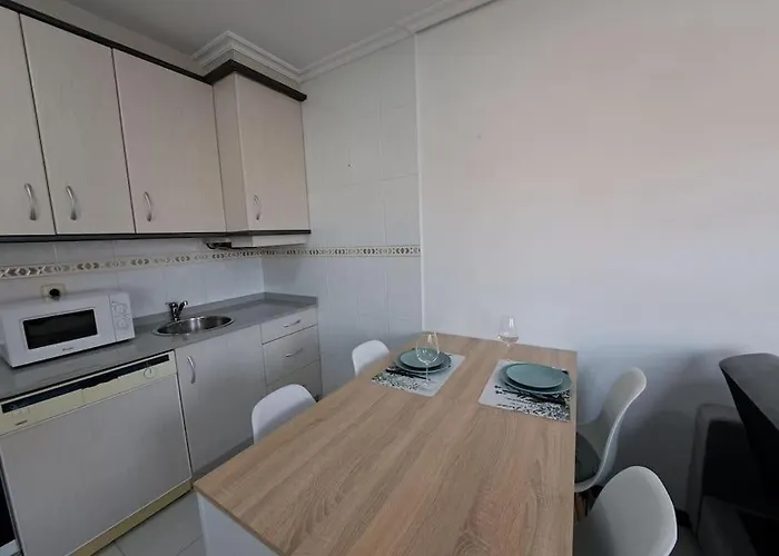 Daire Baiona, Primera Linea De Playa Ladeira, Terraza. Baiona